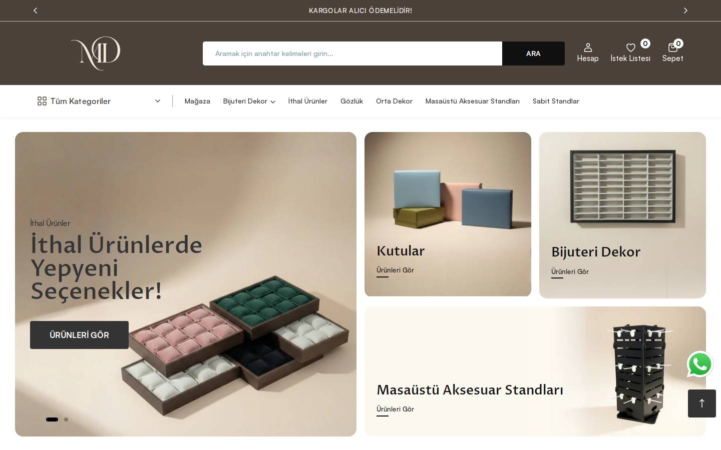 mddekor.com homepage screenshot