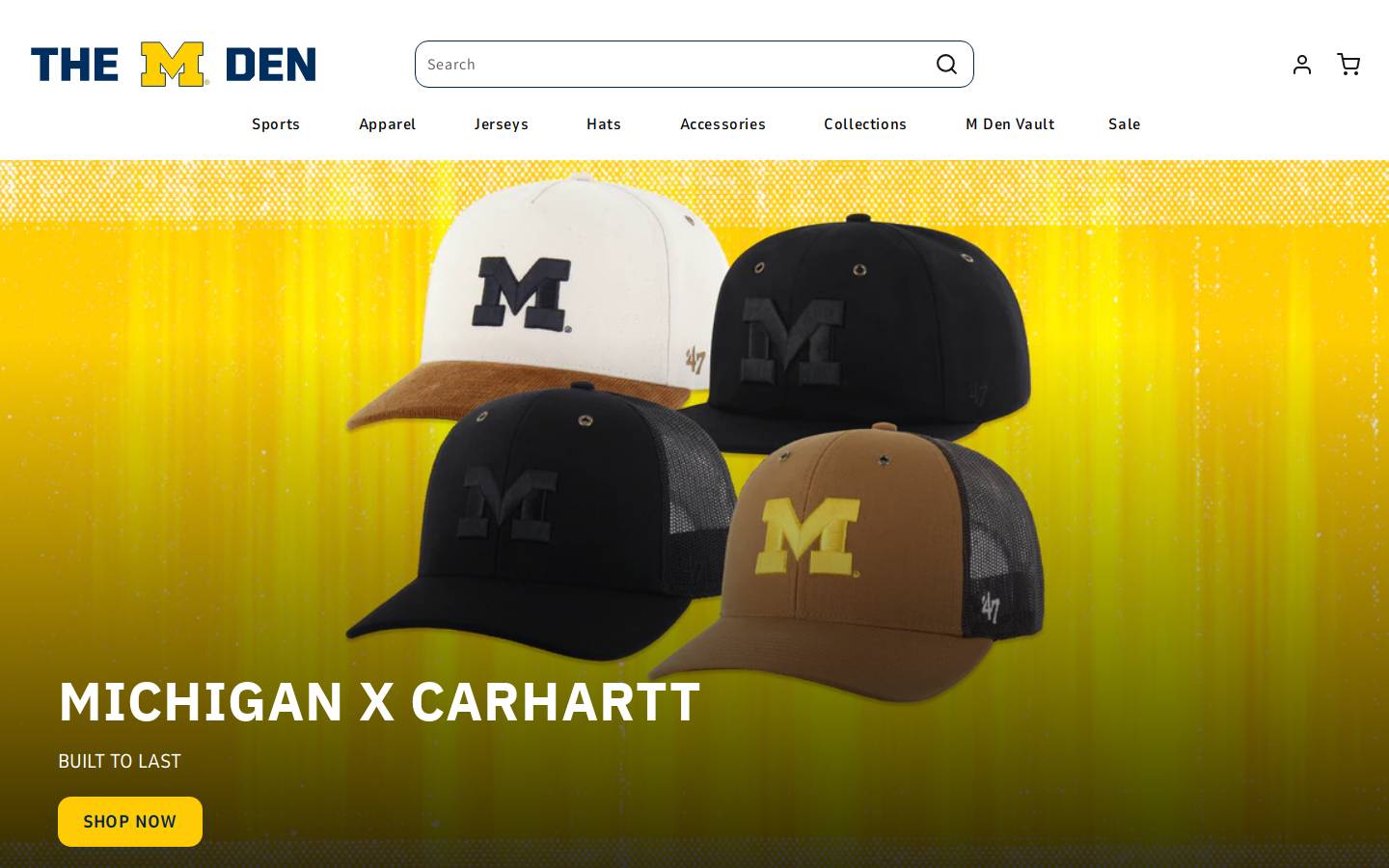 mdenshop.com homepage screenshot