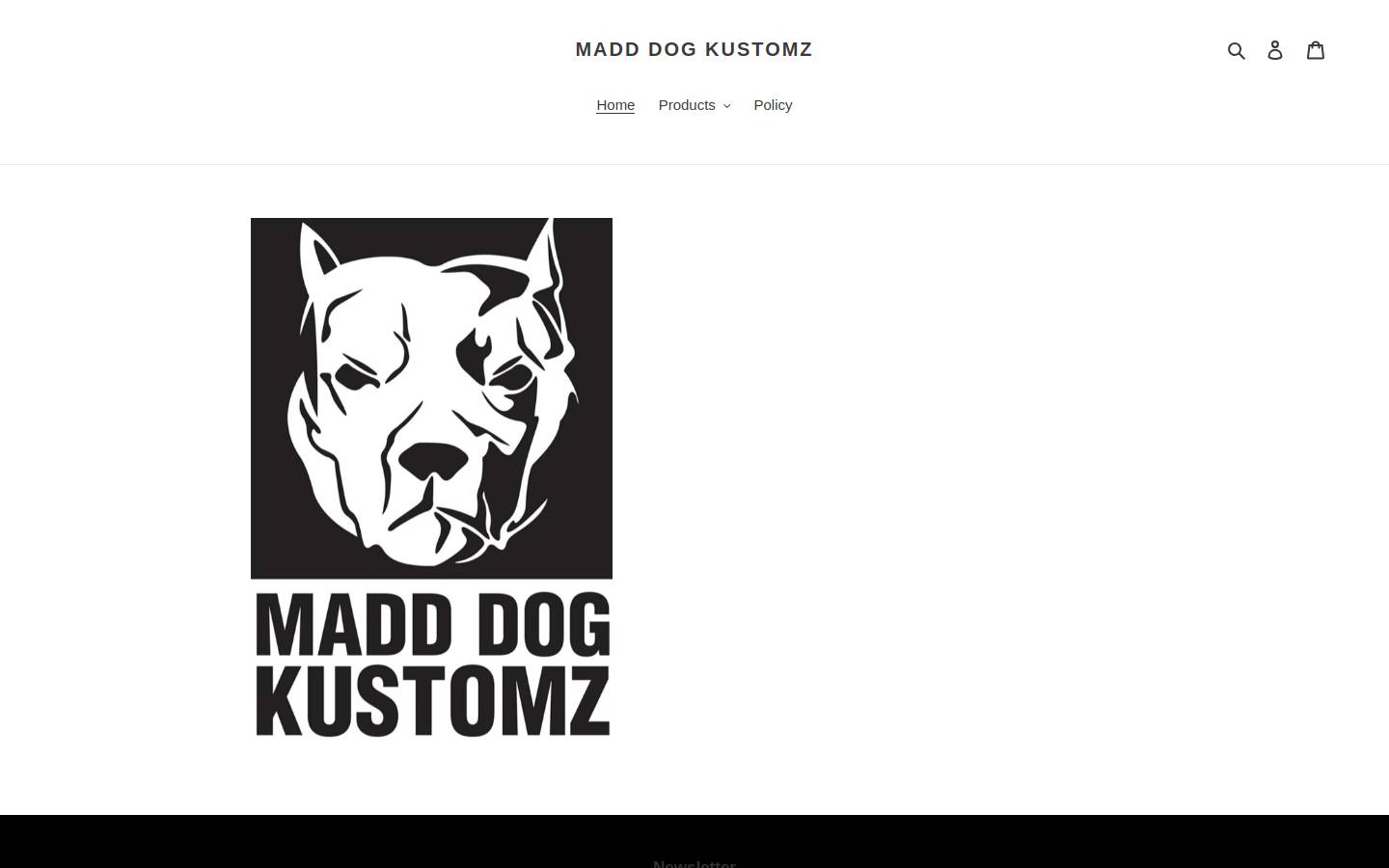 mdkustomz.com homepage screenshot