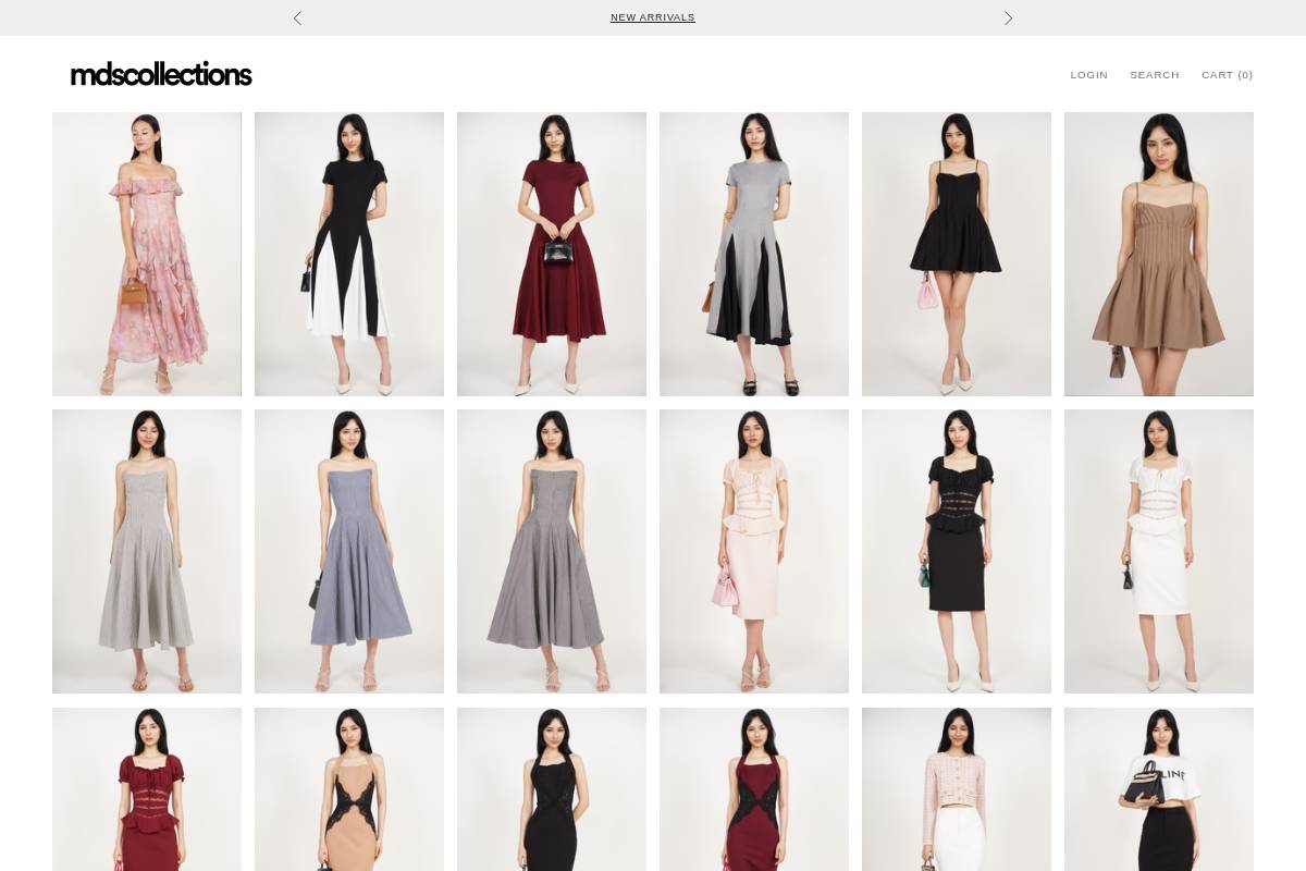 mds.store homepage screenshot