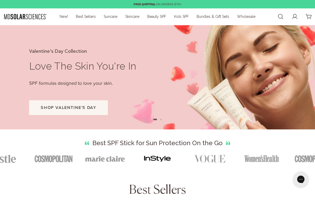 MDSolarSciences homepage screenshot