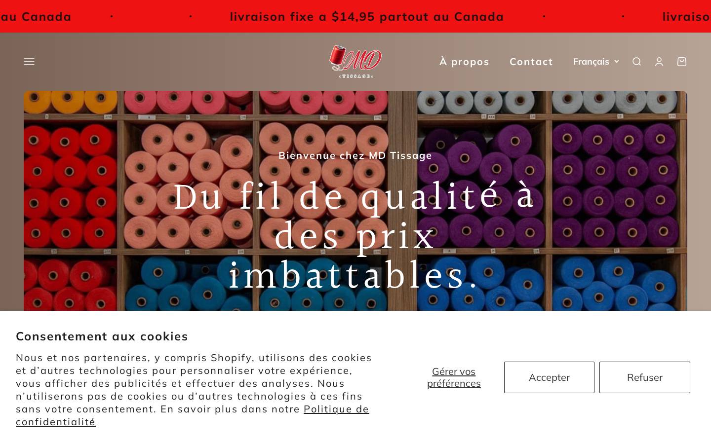mdtissage.com homepage screenshot