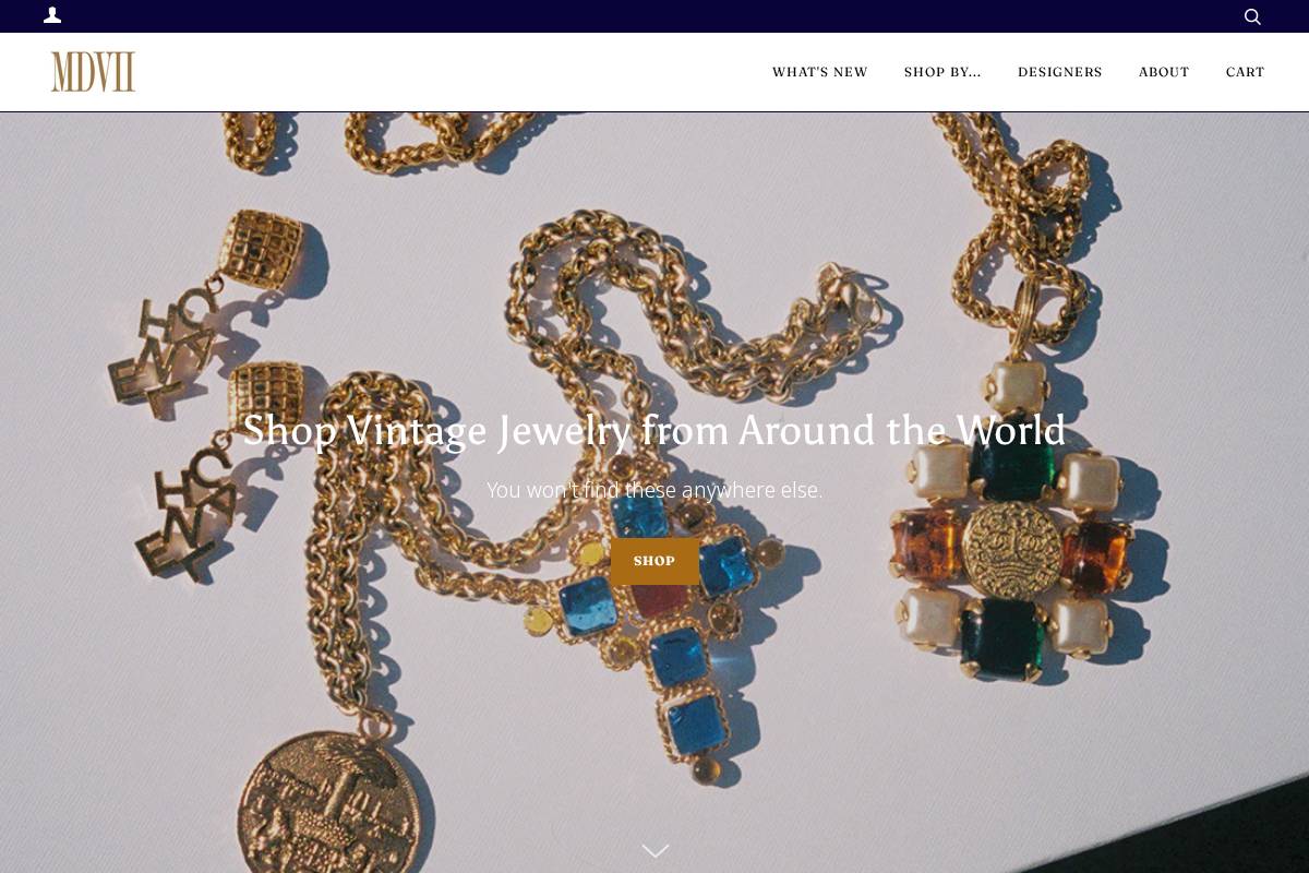 mdvii.com homepage screenshot