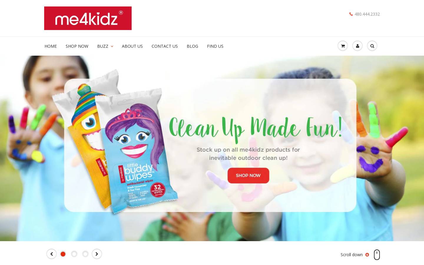 me4kids.com homepage screenshot
