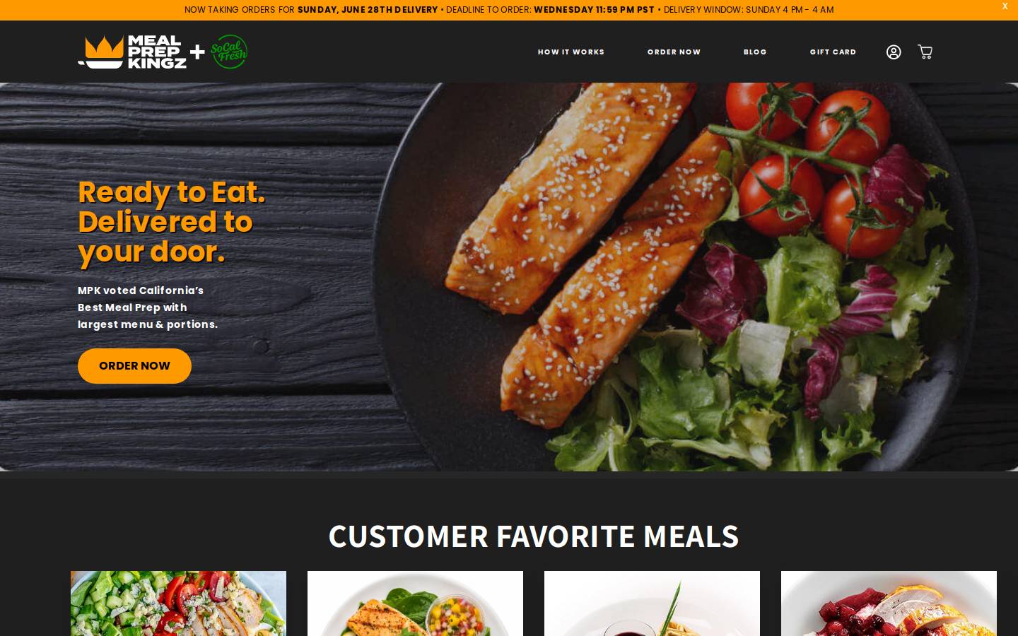 mealprepkingz.com homepage screenshot
