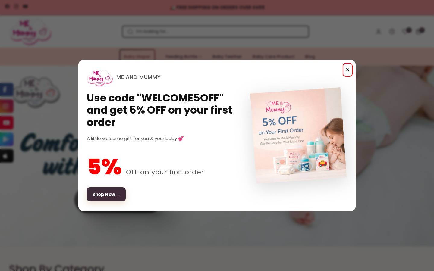 meandmummy.in homepage screenshot