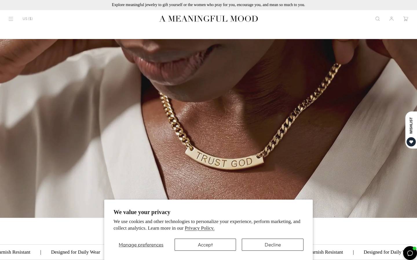 meaningfulmood.com homepage screenshot
