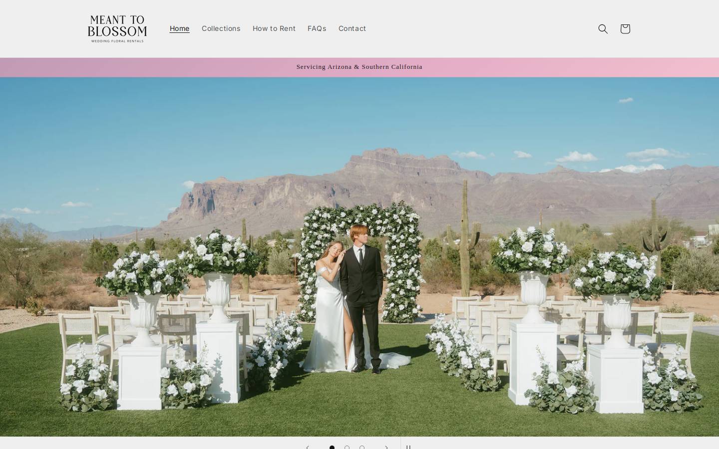 meanttoblossom.com homepage screenshot