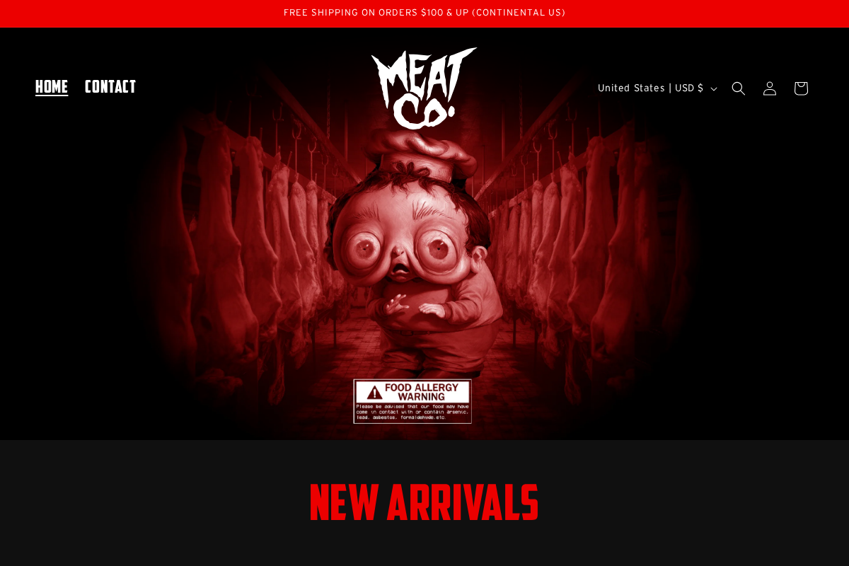 meatcanyon homepage screenshot
