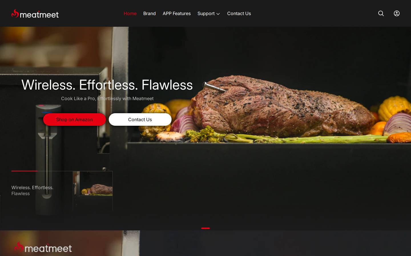 meatmeet.net homepage screenshot
