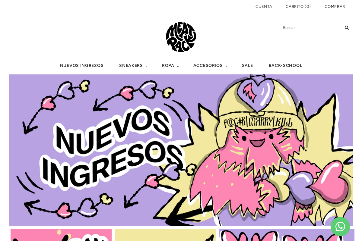 Meat Pack homepage screenshot