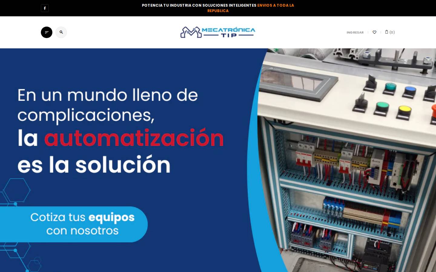 mecatronicatip.com homepage screenshot