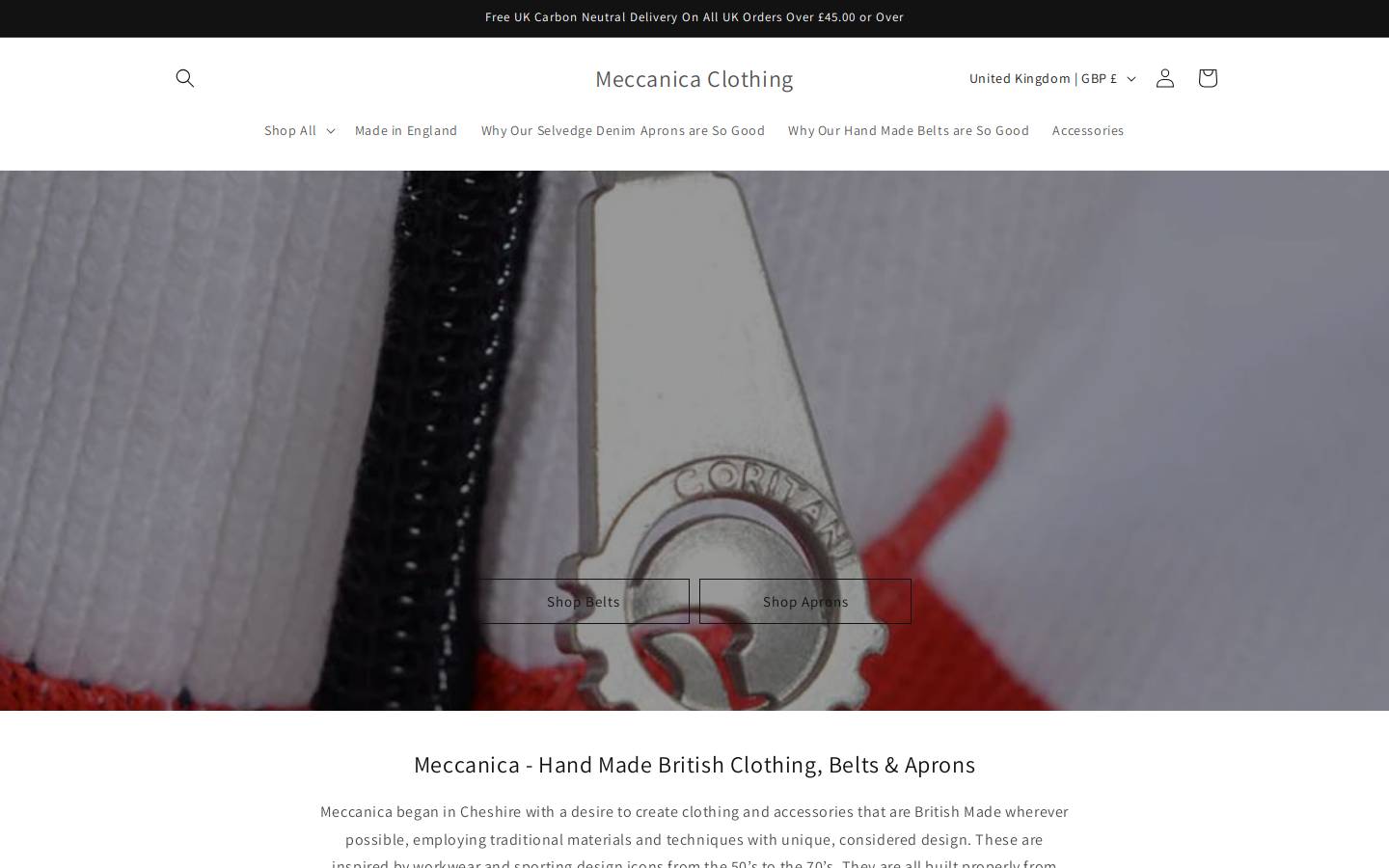 meccanicacycles.com homepage screenshot
