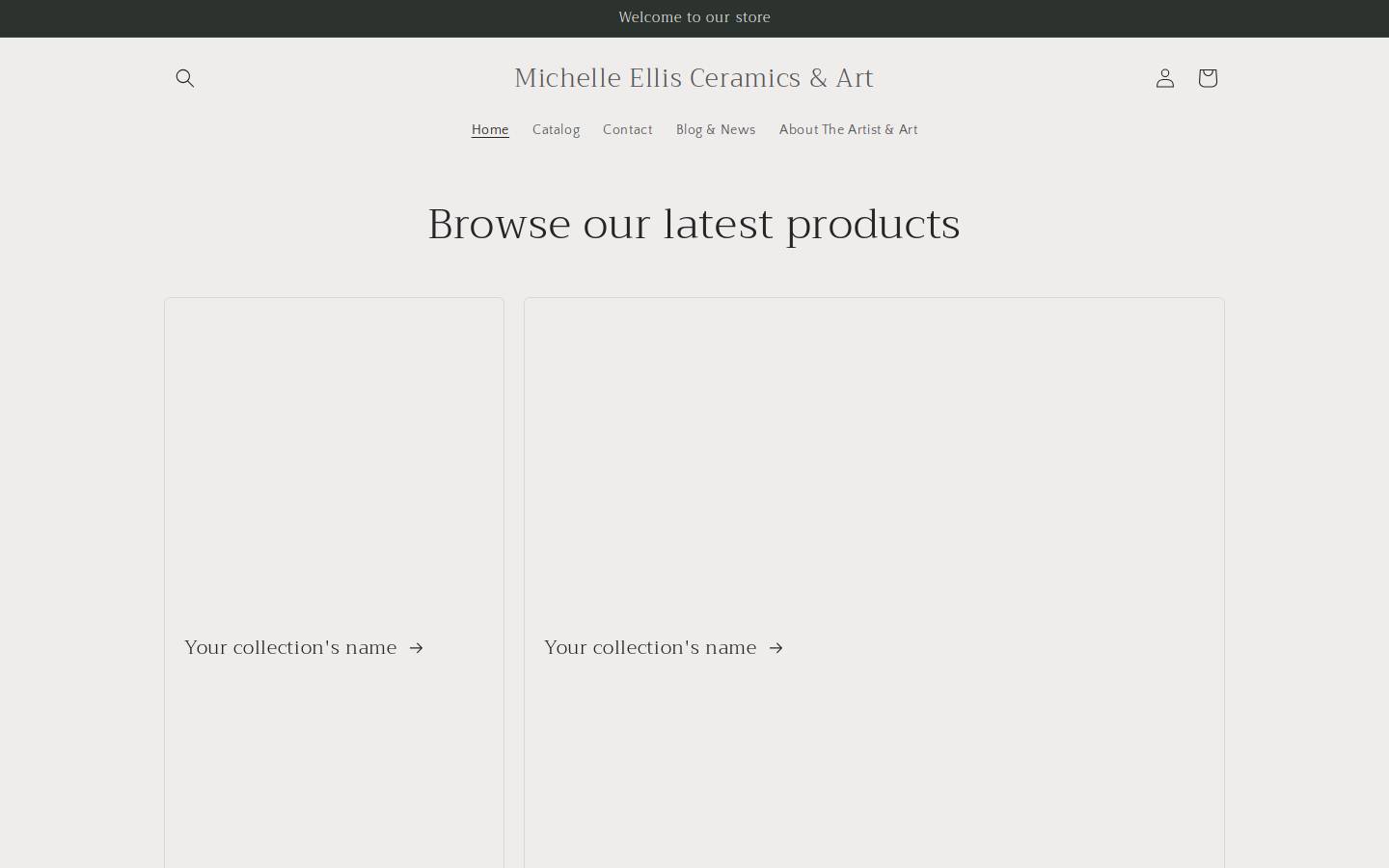 meceramics.com homepage screenshot