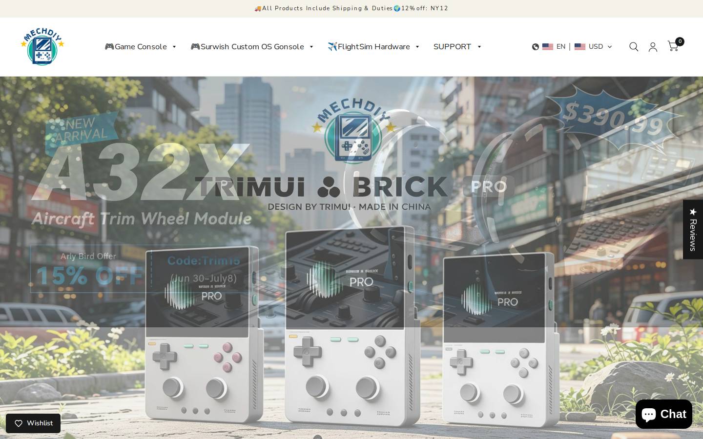 Mechdiy homepage screenshot