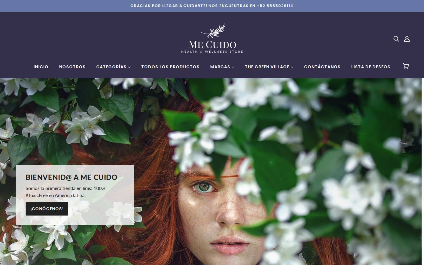mecuido.mx homepage screenshot
