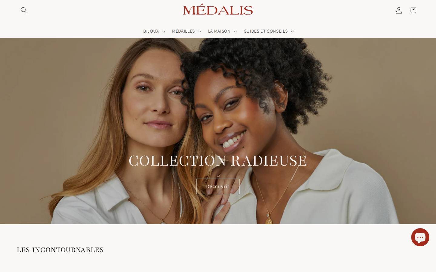 medalis.fr homepage screenshot