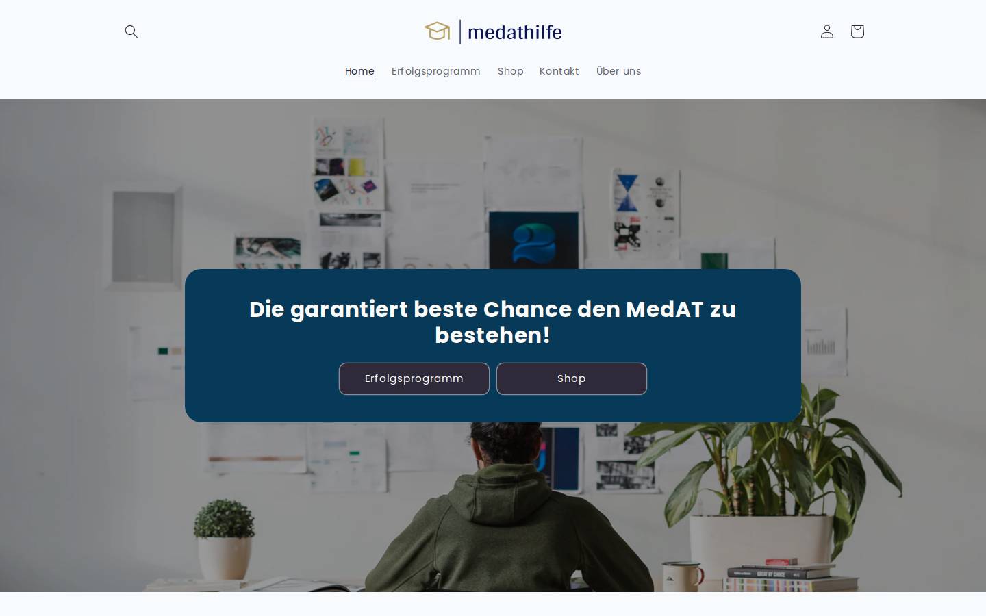medathilfe.at homepage screenshot