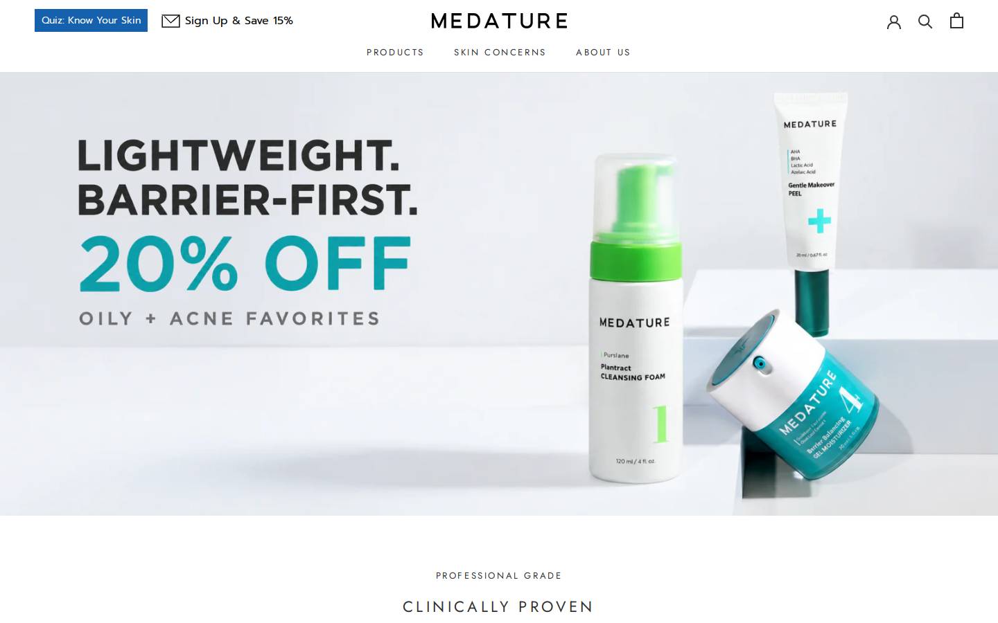 medature.co homepage screenshot