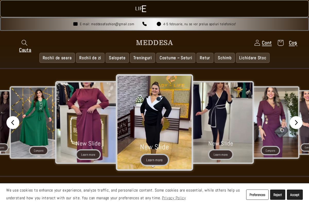 MEDDESA homepage screenshot