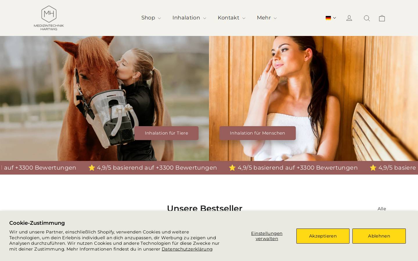 medhartwig.de homepage screenshot