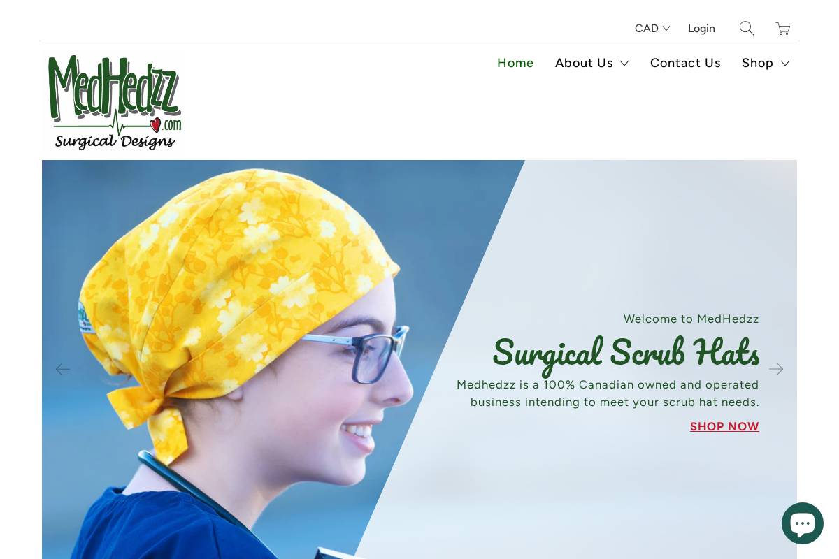 medhedzz.com homepage screenshot