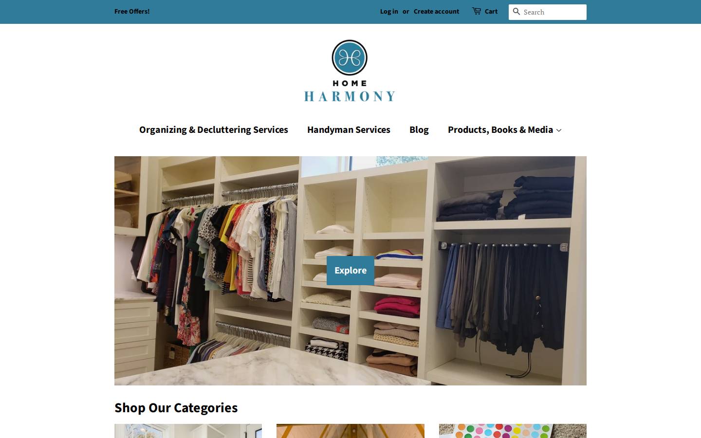 mediahomeharmony.com homepage screenshot