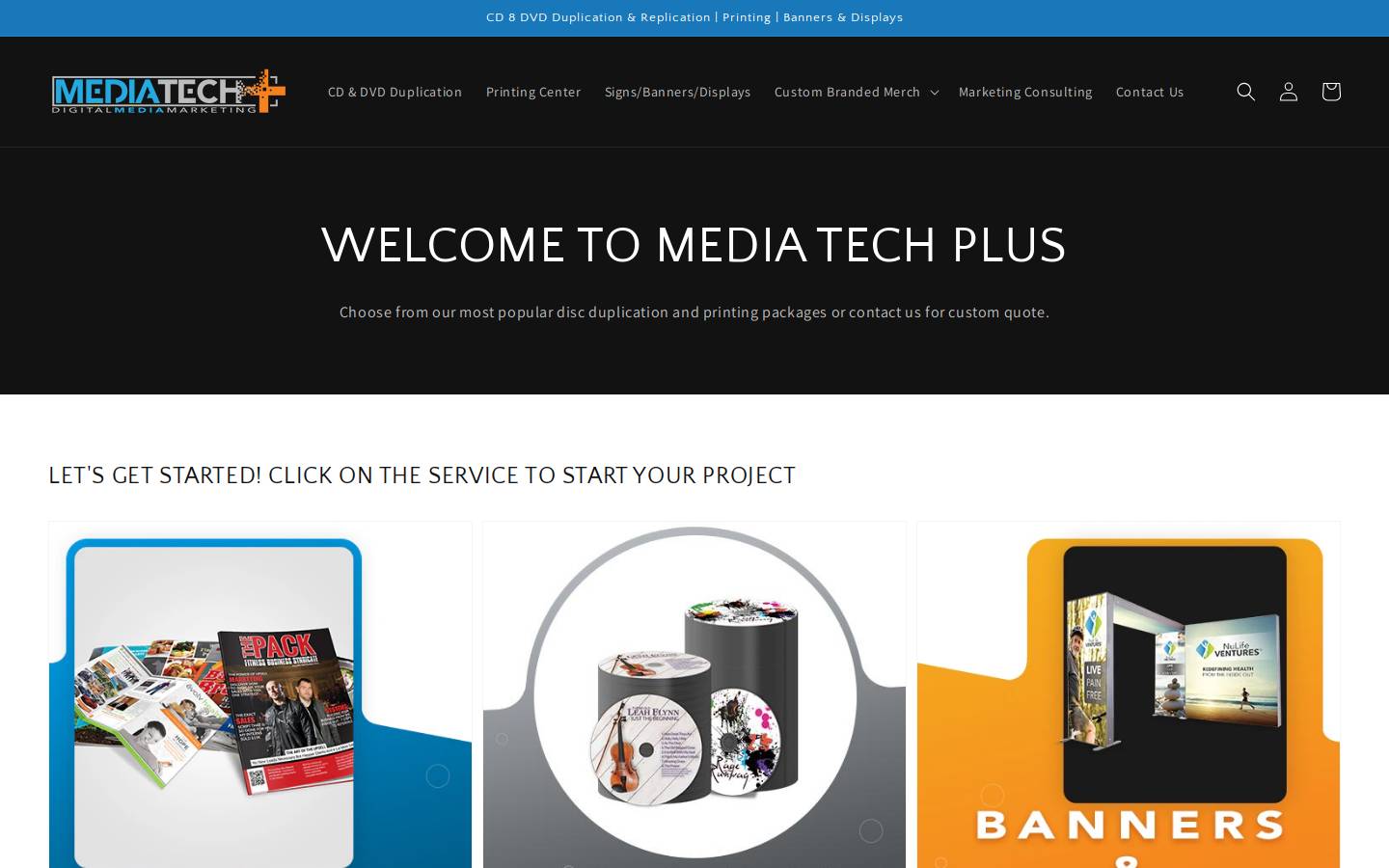 mediatechplus.com homepage screenshot