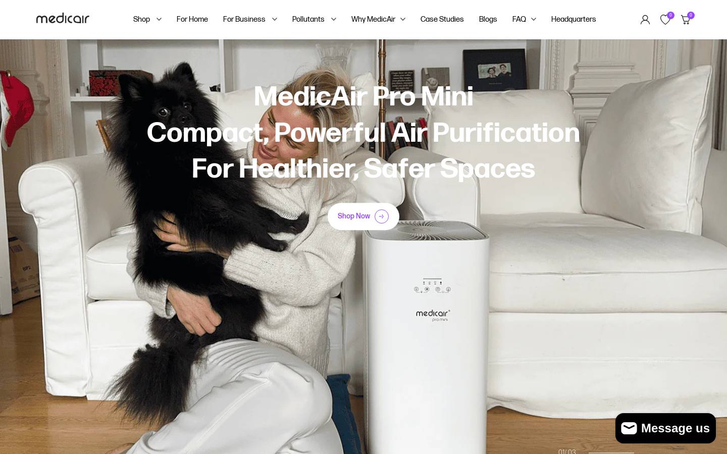 medicair.co homepage screenshot