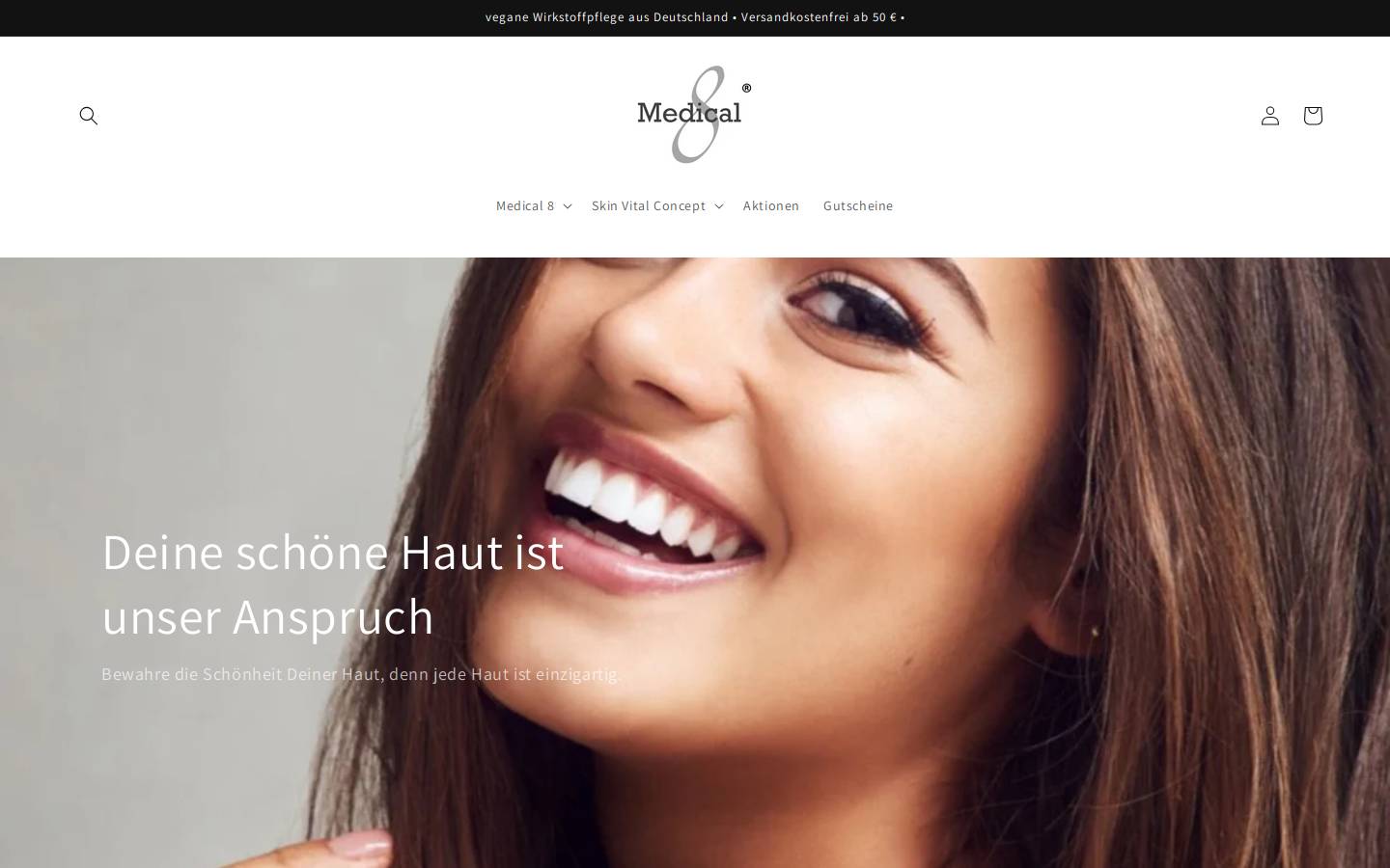 medical8.de homepage screenshot