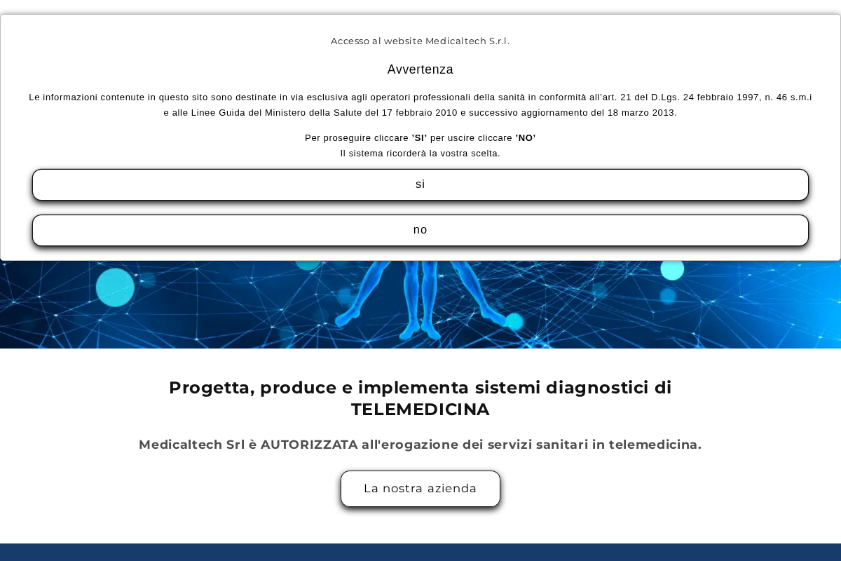 medicaltech.it homepage screenshot