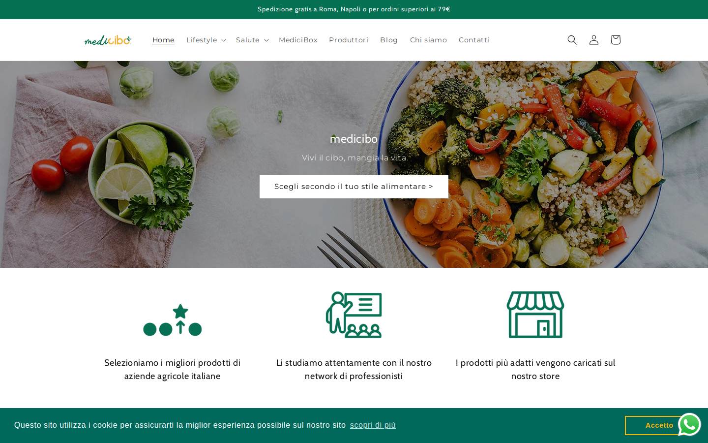 medicibo.it homepage screenshot