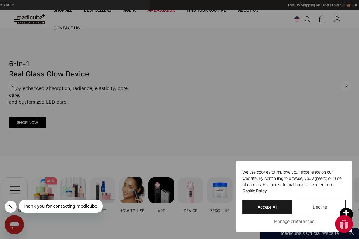 medicube.us homepage screenshot