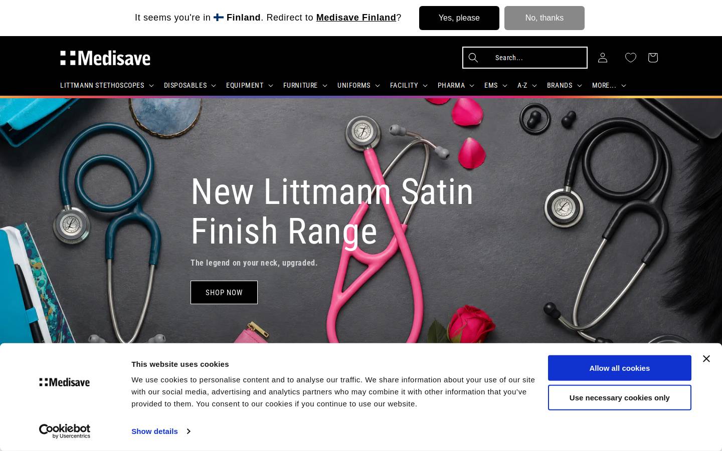 Medisave UK Ltd homepage screenshot