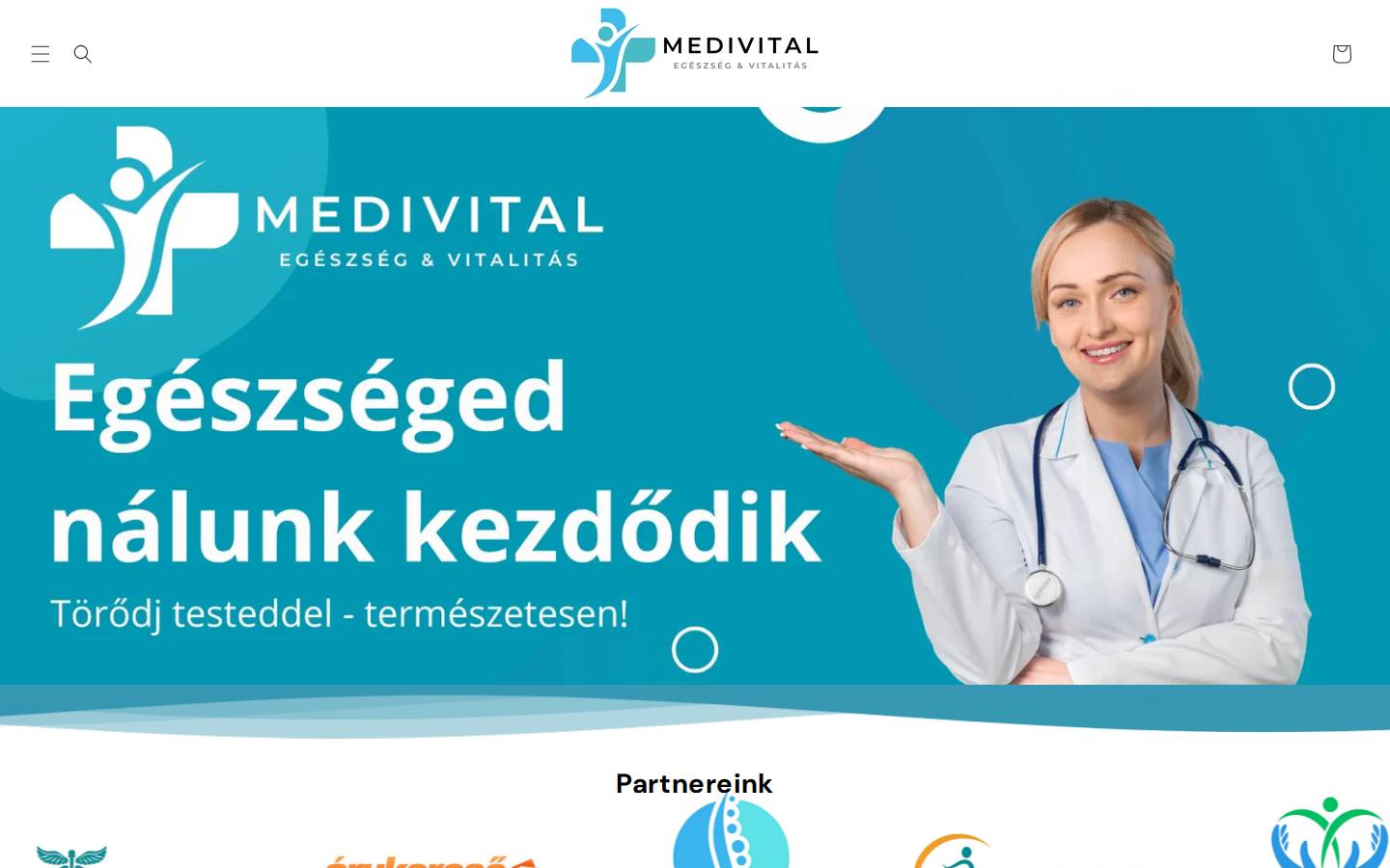 medivital.hu homepage screenshot