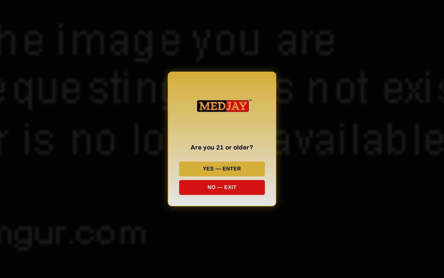 medjaysmoke.com homepage screenshot