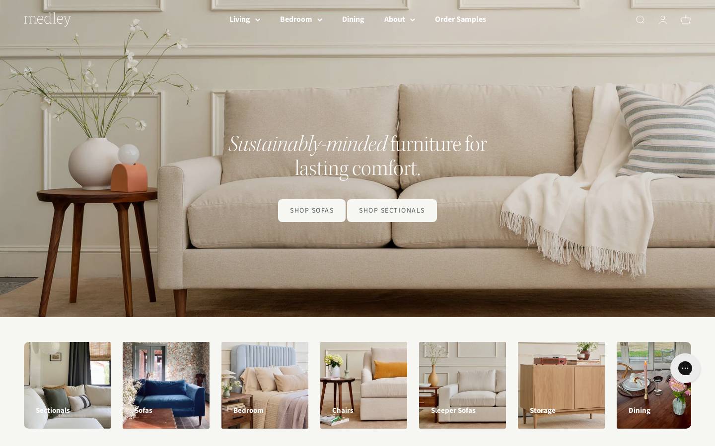 Medley homepage screenshot