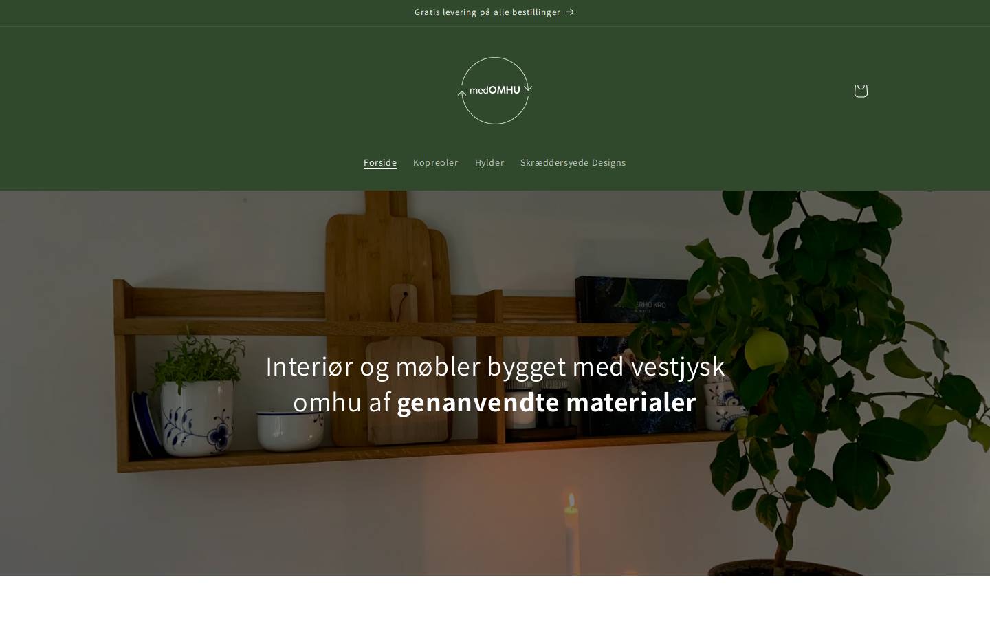 medomhu.dk homepage screenshot