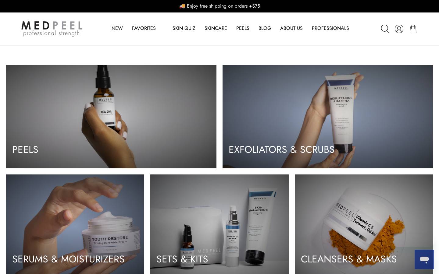 medpeel.com homepage screenshot