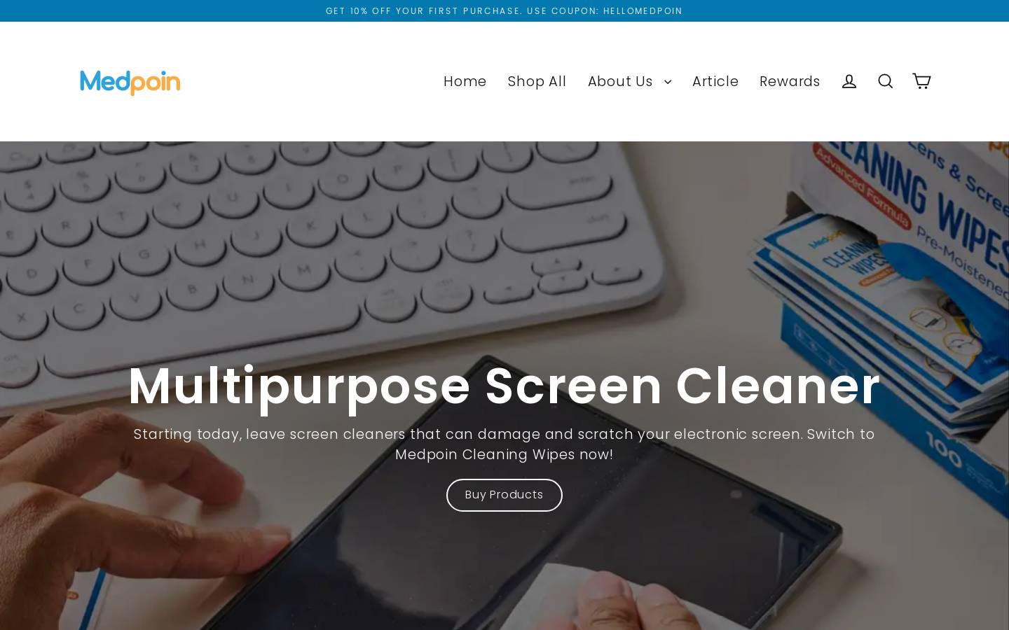 medpoin.com homepage screenshot