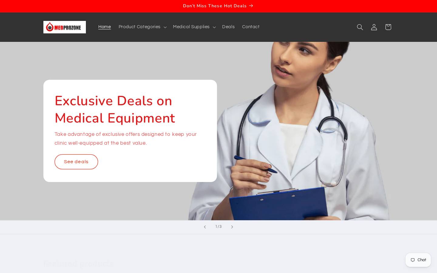 medprozone.com homepage screenshot