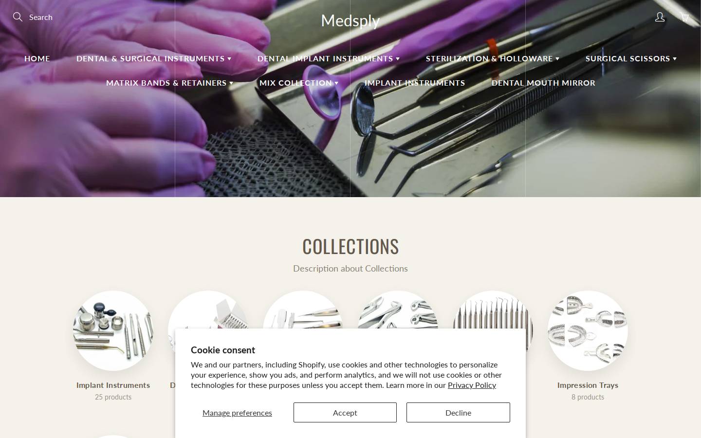 medsply.co.uk homepage screenshot