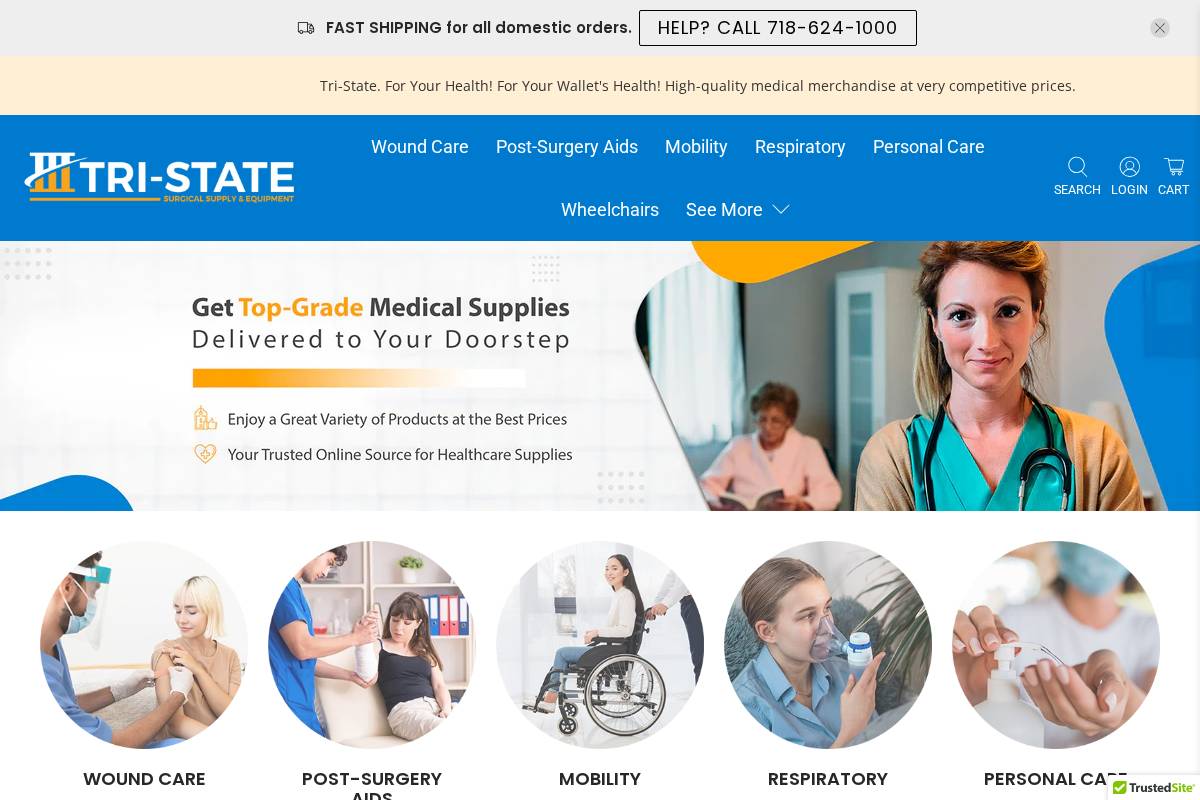 medsupplies.us homepage screenshot