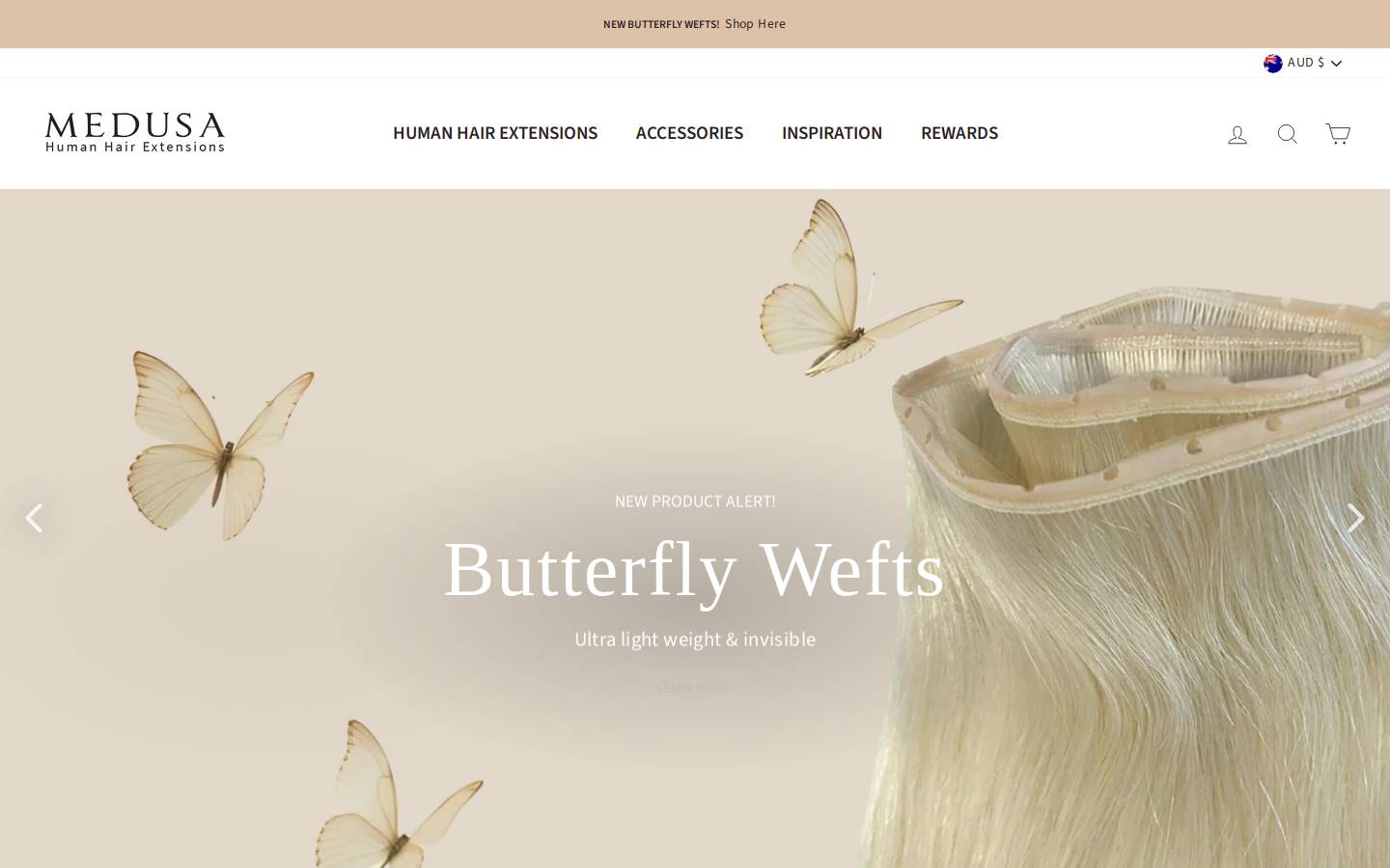 medusaaustralia.com.au homepage screenshot