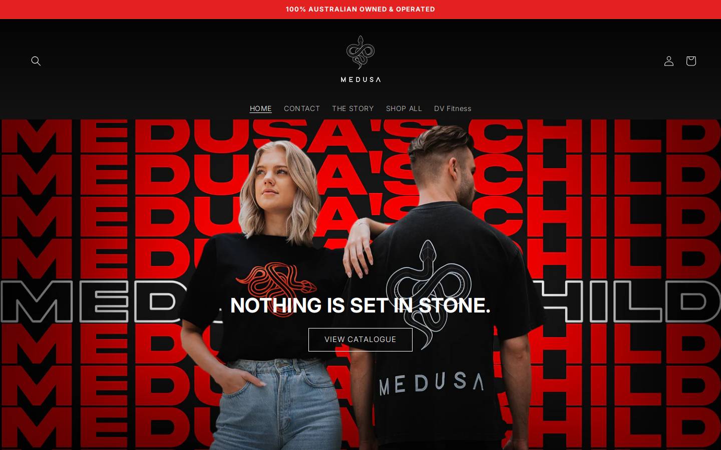 medusaschild.com.au homepage screenshot