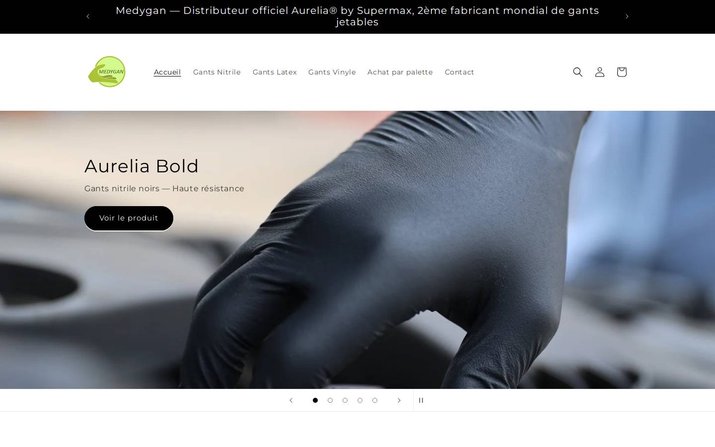 medygan.com homepage screenshot