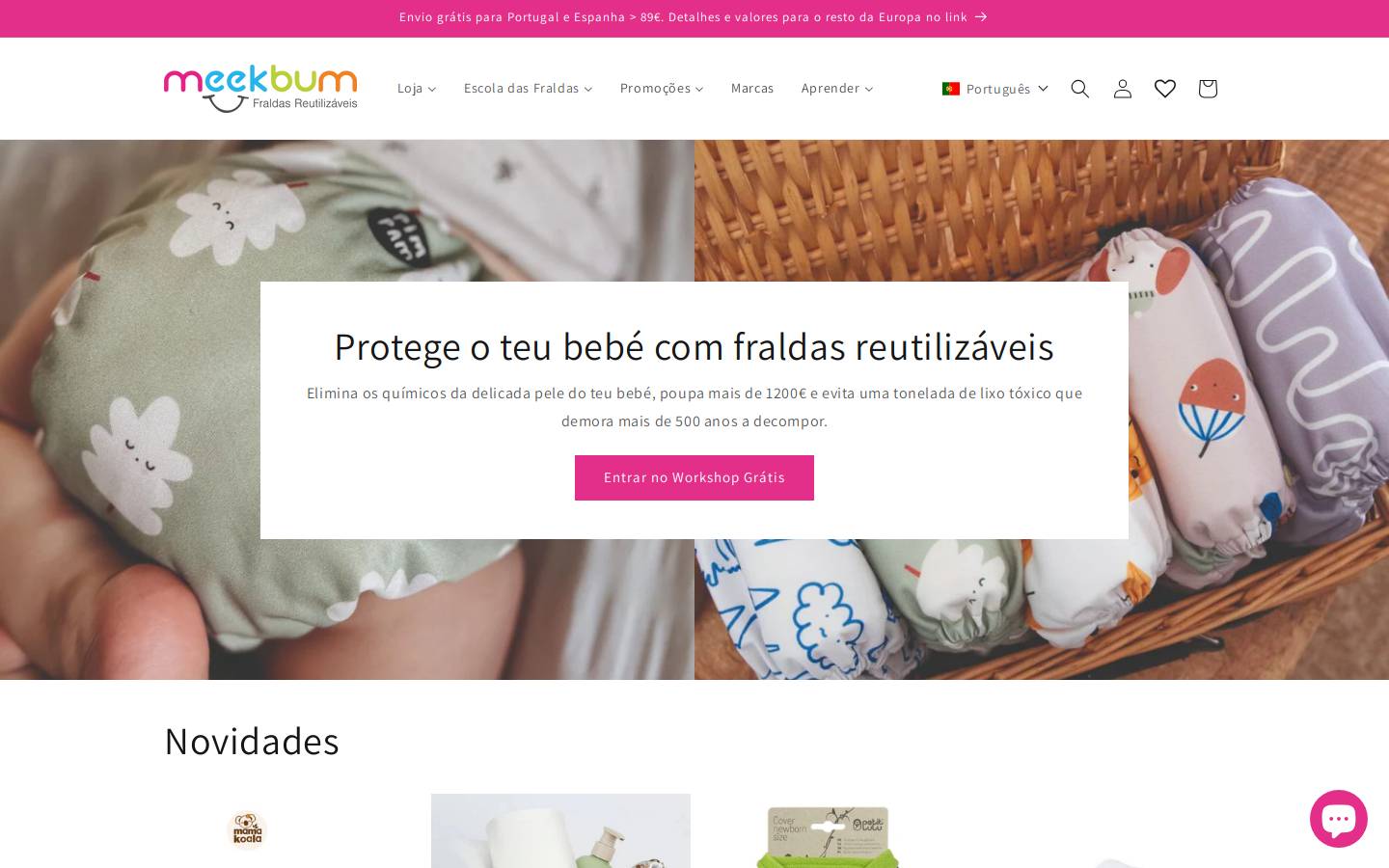 meekbum.com homepage screenshot