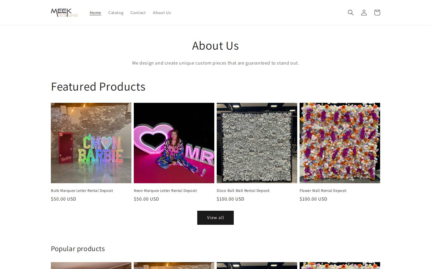 meekdesignsgroup.com homepage screenshot