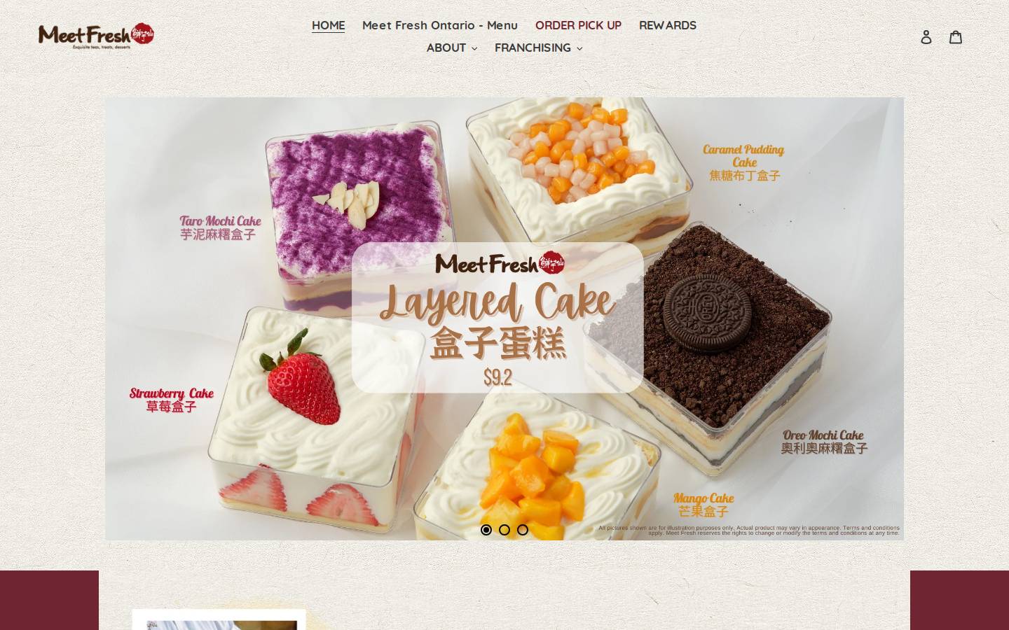 meetfreshcanada.com homepage screenshot