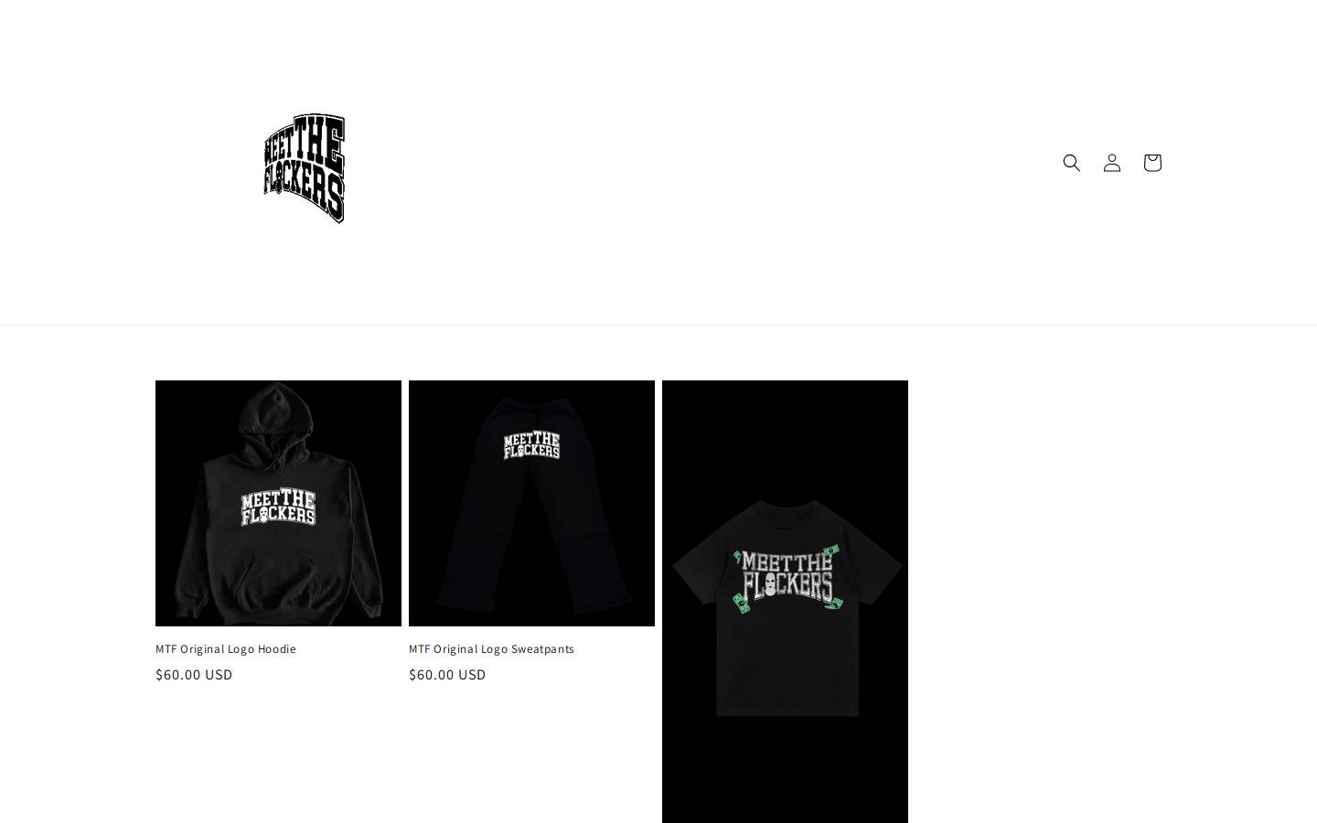 meettheflockers.store homepage screenshot